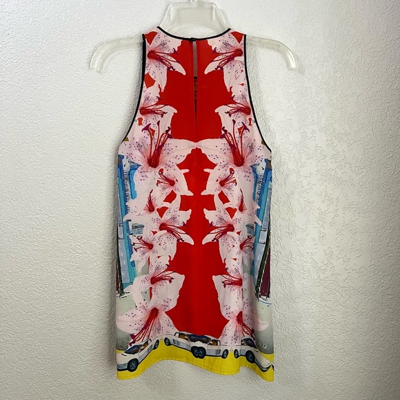 Clover Canyon Multicolor Mix Design Sleeveless Unique Women’s Casual Tank Tops S - Picture 2 of 7